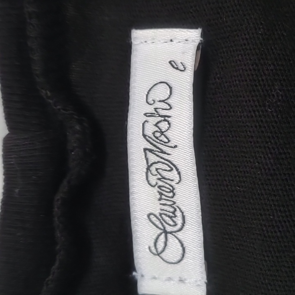 COPY - Lauren Moshi Hearts Black Tank Top Large - Picture 3 of 5